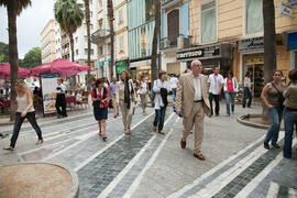 Visita anual de la conferencia de la RedOTRI en el centro histórico de Málaga. Junio de 2010