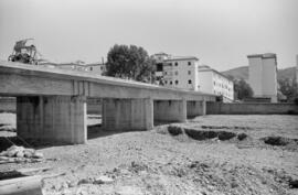 Málaga. Puente de la barriada Palma-Palmilla. Agosto de 1963