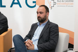 Mario Cortés Carballo. Inauguración del I Workshop Red de Cátedras Estratégicas. Edificio de Tabacalera. Mayo de 2018