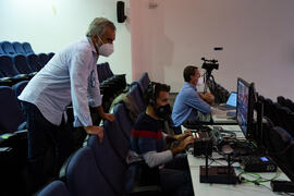 Concierto de Bandas Sonoras de la 30 edición de Fancine de la Universidad de Málaga. Auditorio de la Escuela Técnica de Ingeniería de Telecomunicaciones e Informática. Noviembre de 2020