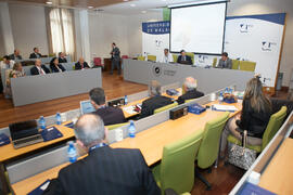 Encuentro de rectores de Brasil, Portugal y España: Fomento de la cultura emprendedora. Edificio del Rectorado. Octubre de 2015