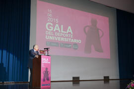 Intervención de Pedro Montiel. Gala del Deporte Universitario. Escuela Técnica Superior de Ingeniería de Telecomunicaciones. Junio de 2015