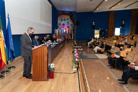 Intervención del Secretario General. Apertura del Curso Académico 2020/2021 de la Universidad de Málaga. Paraninfo. Septiembre de 2020