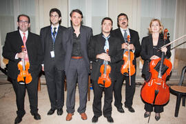 Músicos del concierto del congreso TERENA Networking Conference 2009. Jardín Botánico-Histórico "La Concepción". Málaga. Junio de 2009