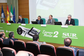 Presentación del coleccionable de Diario Sur "Estampas de Málaga 2". Edificio del Rectorado. Septiembre de 2016