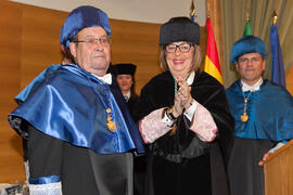 Investidura como Doctor "Honoris Causa" de D. Antonio García-Bellido por la Facultad de Ciencias de la Universidad de Málaga. Rectorado. Marzo de 2015