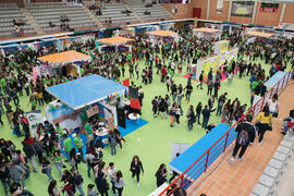 Jornadas de Puertas Abiertas de la Universidad de Málaga. Complejo Polideportivo Universitario. Abril de 2018