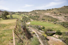 Vista del campo. Campeonato de España Universitario de Golf. Antequera. Abril de 2017