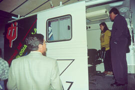 Visita del rector de la Universidad de Málaga al Salón Internacional del Estudiante. Córdoba. Abril de 1994