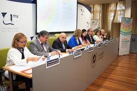 Presentación de la XIV edición de los Cursos de Verano de la Universidad de Málaga. Rectorado. Mayo 2015