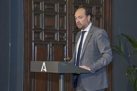 Ramón Herrera de las Heras. Toma de posesión de D. Teodomiro López Navarrete como Rector de la Universidad de Málaga. Palacio de San Telmo, Sevilla. Febrero de 2024