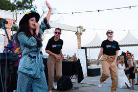 Concierto de Julia Martín. Festival solidario en los Baños del Carmen. Cursos de Verano de la Universidad de Málaga. Málaga. Julio de 2019