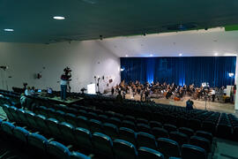 Concierto de Bandas Sonoras de la 30 edición de Fancine de la Universidad de Málaga. Auditorio de la Escuela Técnica de Ingeniería de Telecomunicaciones e Informática. Noviembre de 2020
