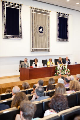 Homenaje al personal que cumple 25 años al servicio de la Universidad de Málaga y personal jubilado. Paraninfo. Julio de 2014