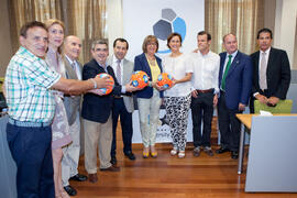 Presentación del mundial universitario de fútbol sala. Rectorado. Junio de 2014