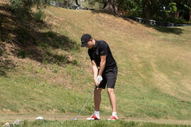 Jugador en el Campeonato Europeo de Golf Universitario. Antequera. Junio de 2019