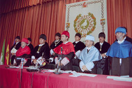 Apertura del Curso Académico 1998/1999 de la Universidad de Málaga. Paraninfo. Octubre de 1998