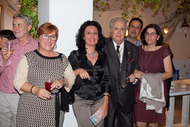 Fiesta posterior a la entrega de la Medalla de la Ciudad y del título de Hijo Predilecto a Eugenio Chicano. Ayuntamiento de Málaga. Octubre de 2014