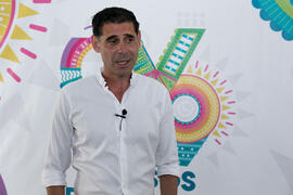 Fernando Hierro. Curso "Comunicación deportiva". Cursos de Verano de la Universidad de Málaga. Vélez-Málaga. Julio de 2019