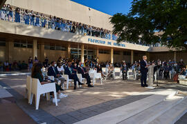 Discurso de José Ángel Narváez. Homenaje a los sanitarios en la Facultad de Medicina de la Universidad de Málaga. Campus de Teatinos. Octubre de 2021