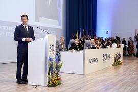 Discurso de Juan Manuel Moreno Bonilla. Solemne Acto de Apertura del Curso Académico 2022/2023 de las Universidades Andaluzas. Escuela Técnica Superior de Ingeniería Informática y Telecomunicaciones. Septiembre de 2022
