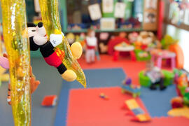 Detalle decorativo. Escuela Infantil Francisca Luque. Campus de Teatinos. Mayo de 2014