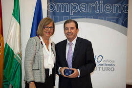 Homenaje a los jubilados y al personal que cumple 25 años de servicio en la Universidad de Málaga. Paraninfo. Octubre de 2012