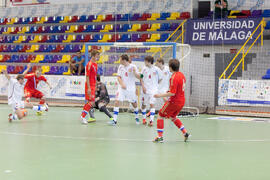 Partido Rusia contra República Checa. 14º Campeonato del Mundo Universitario de Fútbol Sala 2014 (FUTSAL). Antequera. Julio de 2014