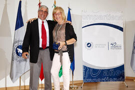 Homenaje al personal que cumple 25 años al servicio de la Universidad de Málaga y al personal jubilado. Paraninfo. Julio de 2013