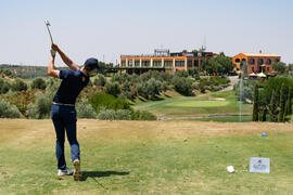 Jugador de la Universidad de Málaga. Campeonato Europeo de Golf Universitario. Antequera. Junio de 2019