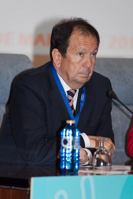 Luis Reina Alcolea. Acto inaugural del 4º Congreso Internacional de Actividad Físico-Deportiva para Mayores. Escuela Técnica Superior de Ingeniería Informática y Telecomunicaciones. Marzo de 2011