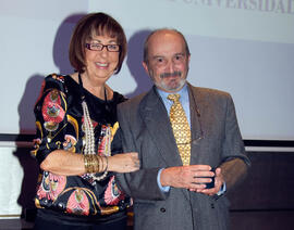 Cena de gala con motivo al homenaje para los jubilados y personal que cumple 25 años de servicio en la Universidad de Málaga. Hotel Barceló. Febrero de 2009