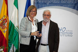 Homenaje a los jubilados y al personal que cumple 25 años de servicio en la Universidad de Málaga. Paraninfo. Octubre de 2012