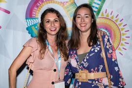 Ángela Jiménez y Tamara Harillo. Festival solidario en los Baños del Carmen. Cursos de Verano de la Universidad de Málaga. Málaga. Julio de 2019