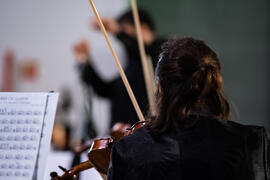 Concierto de Bandas Sonoras de la 30 edición de Fancine de la Universidad de Málaga. Auditorio de la Escuela Técnica de Ingeniería de Telecomunicaciones e Informática. Noviembre de 2020