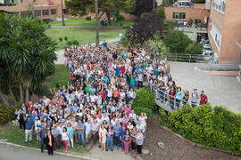 Foto de grupo. Facultad de Ciencias Económicas y Empresariales. Campus de El Ejido. Mayo de 2015