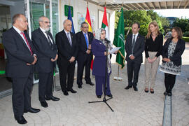 Inauguración de la Oficina de la Universidad de Sharjah, Emiratos Árabes. Jardín Botánico. Noviembre de 2015