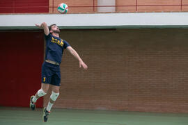 Partido UCAM - Universidad de Almería. Campeonato de España Universitario de Voleibol. Complejo Polideportivo Universitario. Abril de 2018