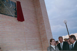 Inauguración de la Facultad de Psicología y la Biblioteca General por parte de la Infanta Elena. Campus de Teatinos, Málaga. Diciembre de 1993