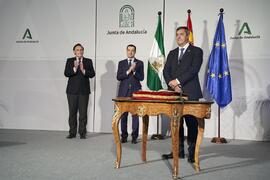 Toma de posesión de D. Teodomiro López Navarrete como Rector de la Universidad de Málaga. Palacio de San Telmo, Sevilla. Febrero de 2024