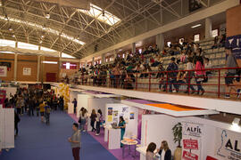 Vista del pabellón. Jornadas de Puertas Abiertas de la Universidad de Málaga. Complejo Polideportivo Universitario. Abril de 2015