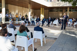 Discurso de José Ángel Narváez. Homenaje a los sanitarios en la Facultad de Medicina de la Universidad de Málaga. Campus de Teatinos. Octubre de 2021