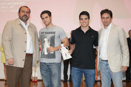 Entrega del Trofeo Rectora. Gala del Deporte Universitario. Escuela Técnica Superior de Ingeniería de Telecomunicaciones. Junio de 2015