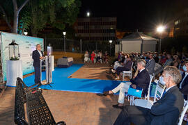 Discurso de José Ángel Narváez. Homenaje al personal jubilado o que cumple 25 años de servicio en la Universidad de Málaga. Jardín Botánico. Septiembre de 2021