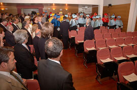 Investidura como Doctor "Honoris Causa" de D. Alfonso Canales Pérez Bryan por la Universidad de Málaga. Salón de Actos del Rectorado. Mayo de 2005
