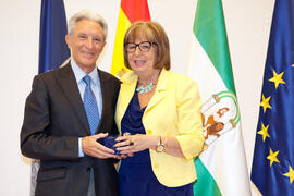 Homenaje al personal que cumple 25 años al servicio de la Universidad de Málaga y personal jubilado. Paraninfo. Julio de 2014