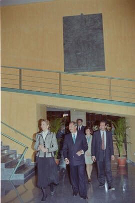 Inauguración de la Facultad de Psicología y la Biblioteca General por parte de la Infanta Elena. Campus de Teatinos, Málaga. Diciembre de 1993