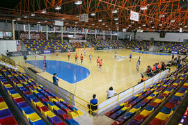 Partido Radboud University Nijmegen - Universidad de Valencia. Categoría femenina. Campeonato Europeo Universitario de Balonmano. Antequera. Julio de 2017