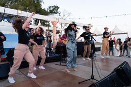 Concierto de Julia Martín. Festival solidario en los Baños del Carmen. Cursos de Verano de la Universidad de Málaga. Málaga. Julio de 2019