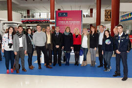 Foto de grupo en la I Feria de Posgrado Universidad de Málaga. Facultad de Derecho. Marzo de 2015